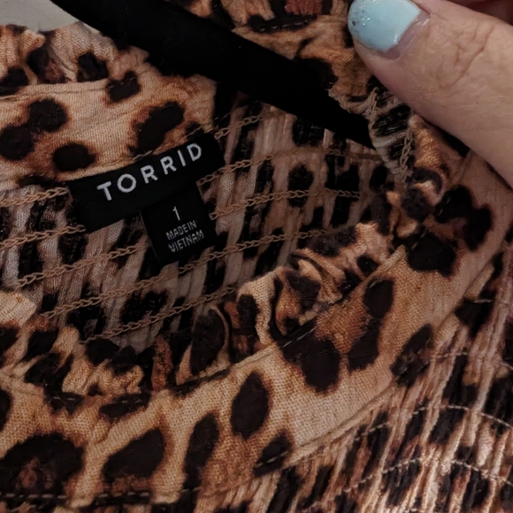 Leopard Print Blouse - Picture 6 of 6